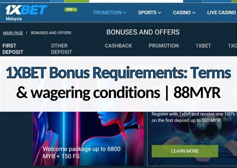 1xbet bonus wagering requirements